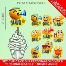 EMOTICONS - Cupcake Personaggi