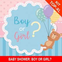 Kit festa Baby Shower Boy Or Girl?