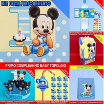 Kit Festa Compleanno Topolino Coordinato Tavola